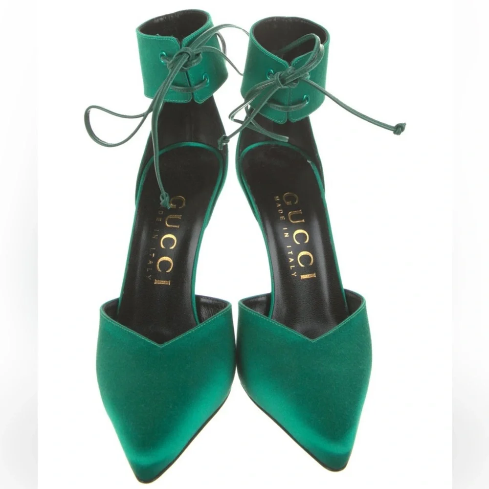 Gucci Satin Pumps